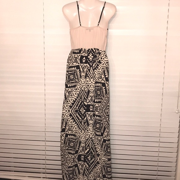 Papaya black and beige long sundress - Picture 2 of 6